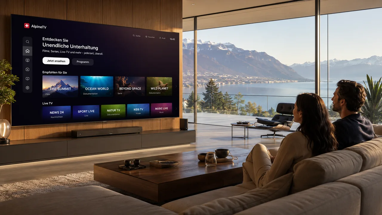 TV-Abonnement.ch IPTV auf Samsung Smart TV und Amazon Fire Stick Schweiz