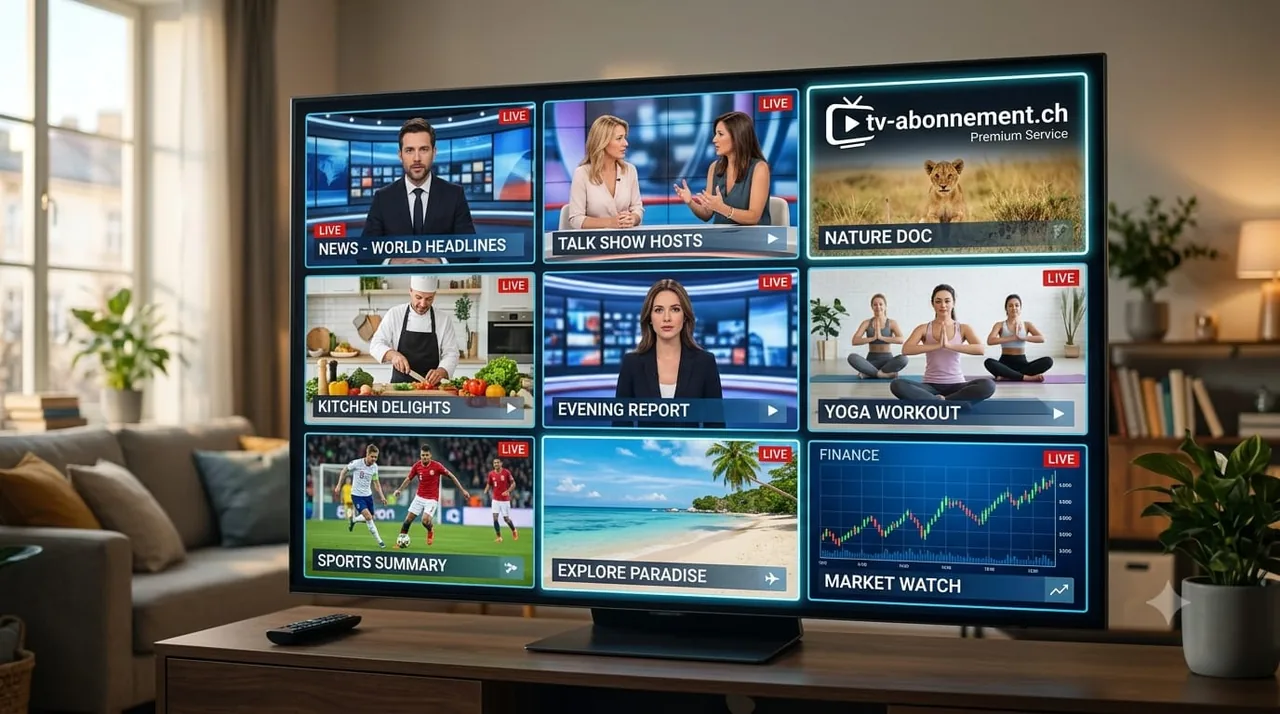 IPTV Anleitungen Schweiz -- TV-Abonnement.ch Setup Guides fuer alle Geraete