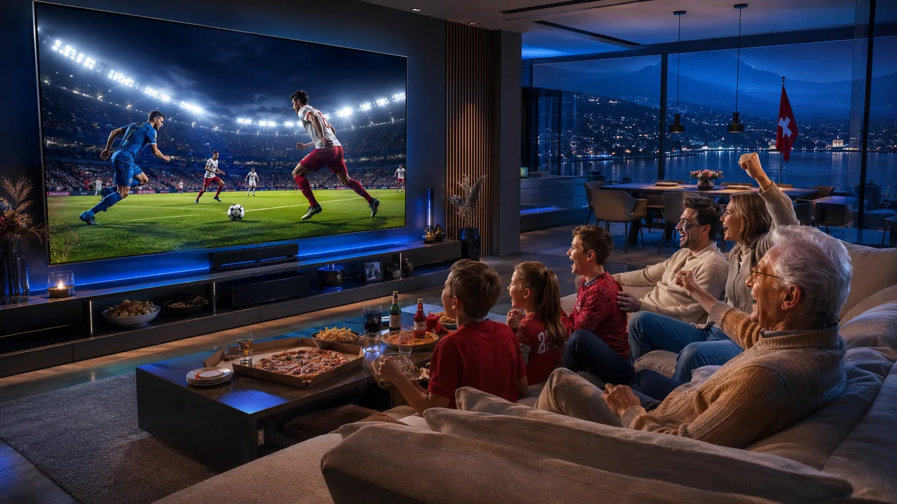 IPTV Schweiz TV-Abonnement.ch — Familien-Streaming in 4K auf Smart TV mit IPTV Smarters Pro